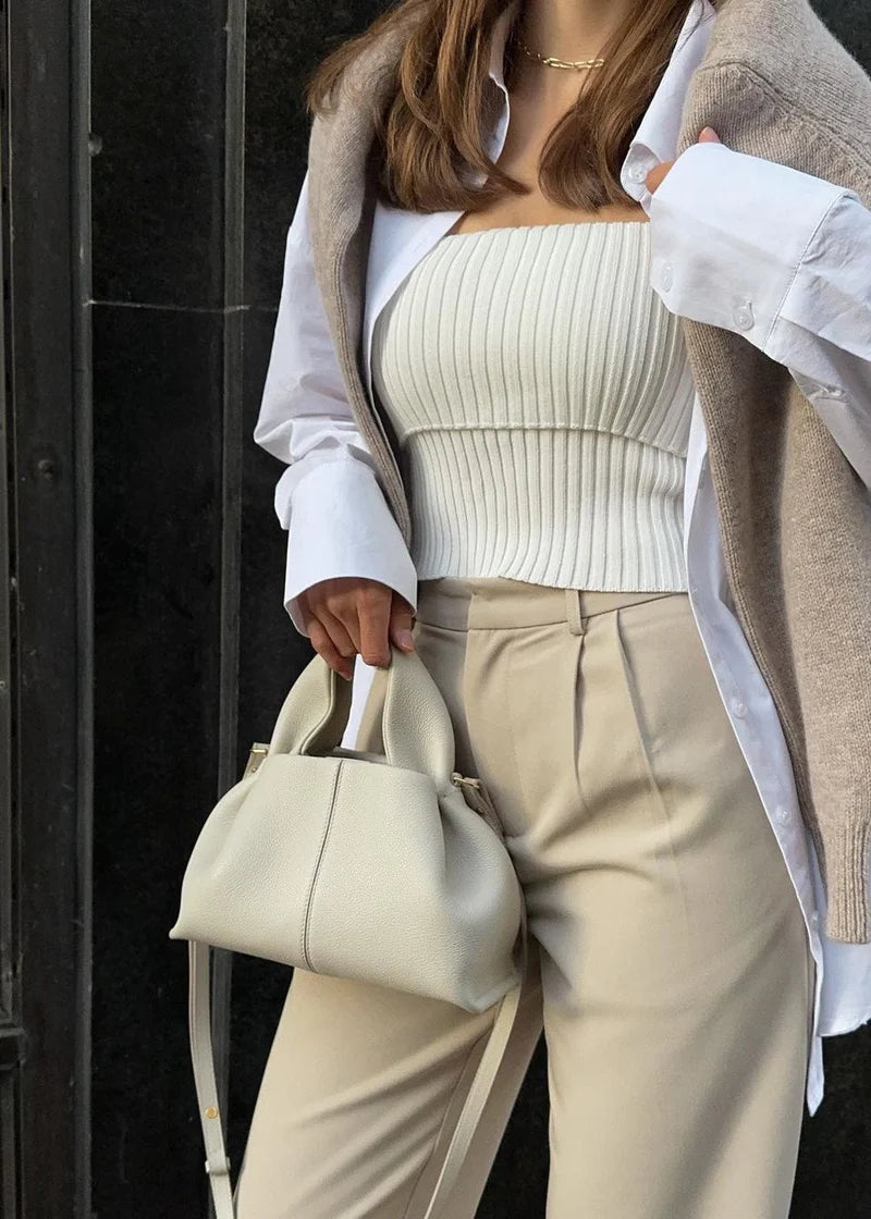 Lucinda Off white Mini Bag – Şık ve Fonksiyonel Mini Çanta, Günlük Tarzınızı Tamamlayın